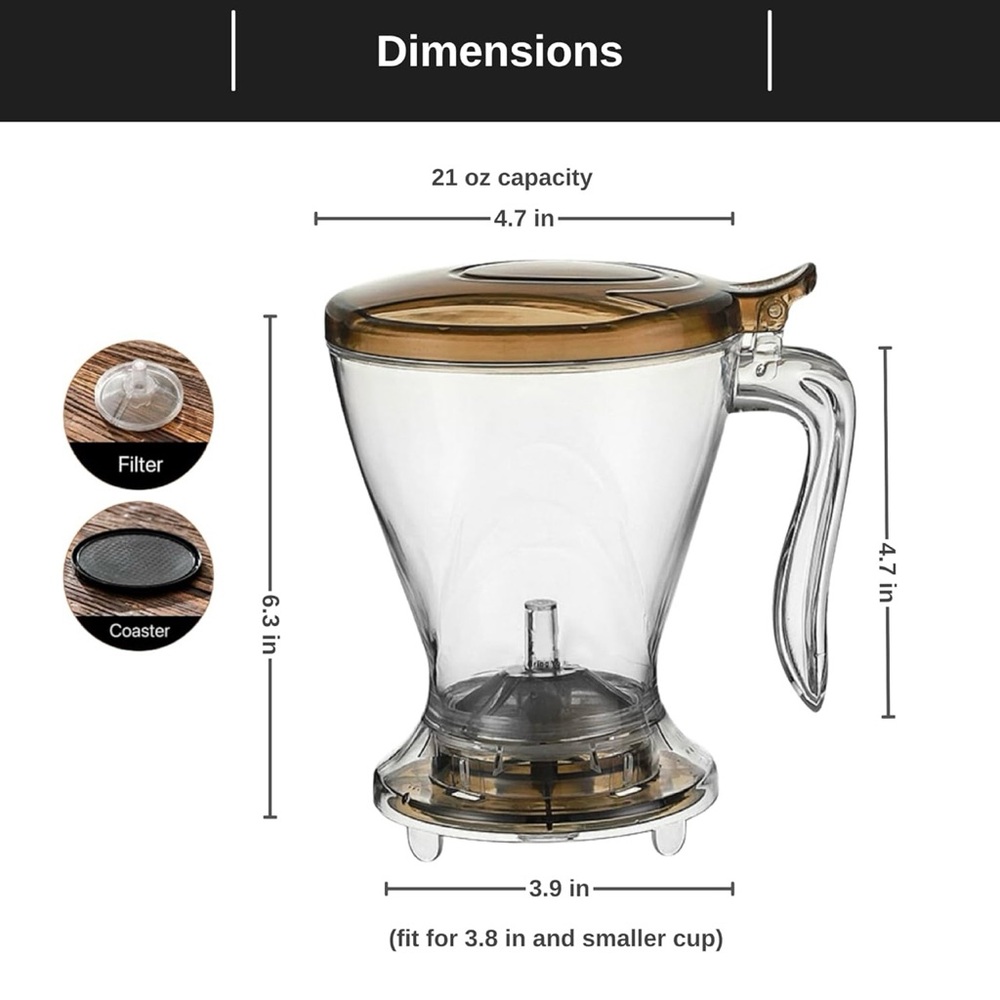 Clear Tea Infuser with Handle - Picture 4 of 6